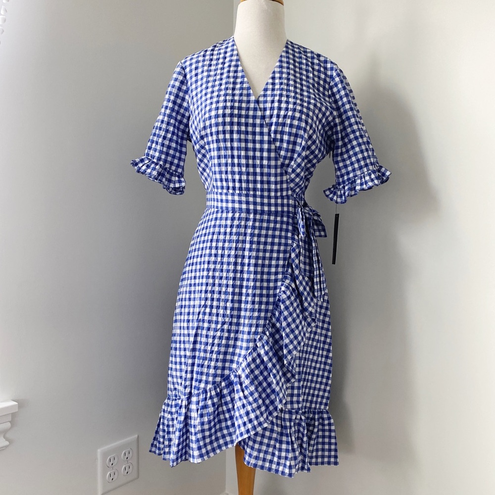 NWT Nina Faux Wrap dress Maggy London sz 4